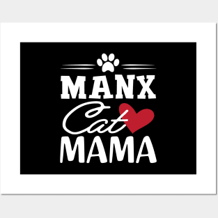 Manx Cat Mama Posters and Art